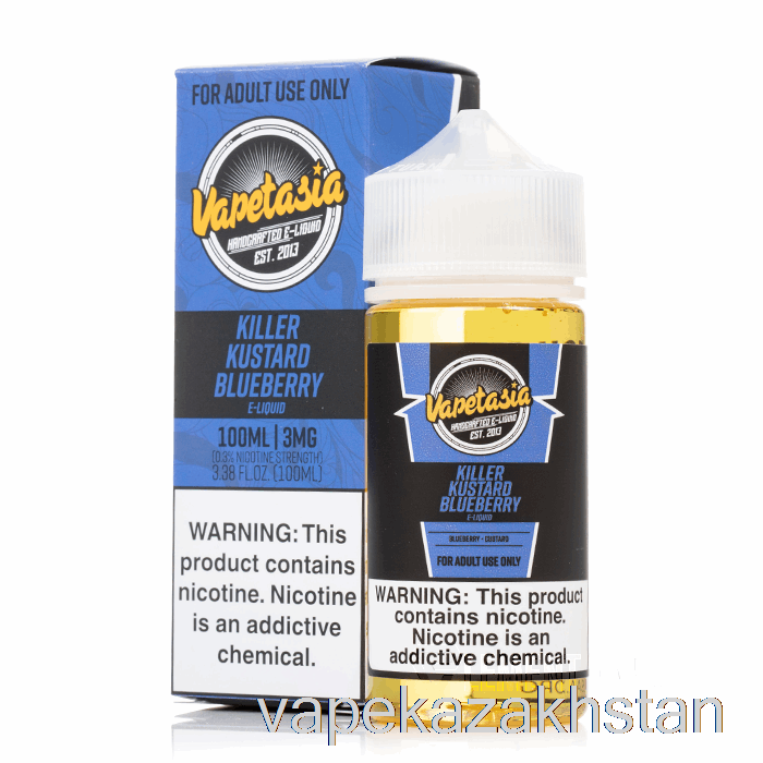 Vape Kazakhstan Killer Kustard Blueberry - Vapetasia - 100mL 0mg